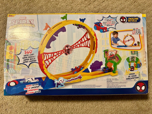 Spidey Super Loop Track Set. Retails $40.