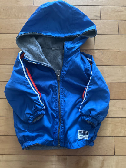 Oshkosh Reversible windbreaker - 6-9 months. Retails $40., Kids 9 Month (6-9M)