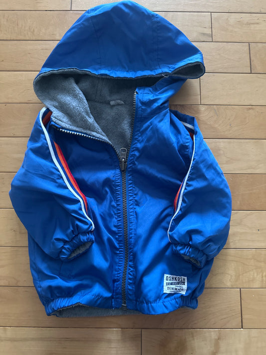 Oshkosh Reversible windbreaker - 6-9 months. Retails $40., Kids 9 Month (6-9M)