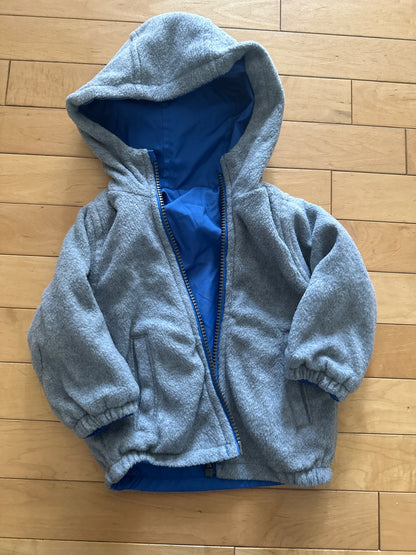 Oshkosh Reversible windbreaker - 6-9 months. Retails $40., Kids 9 Month (6-9M)