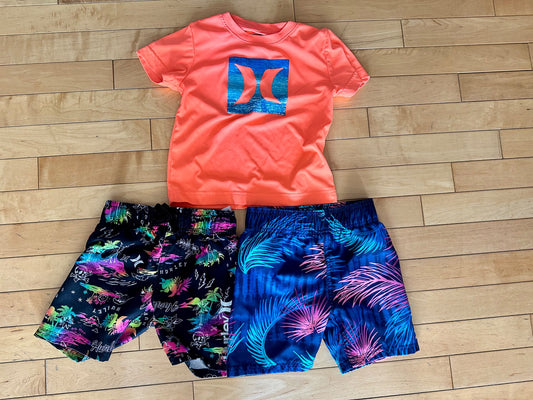 Hurley Boys Swim Set & Trunks - 3T. Retails $40., Kids 3T