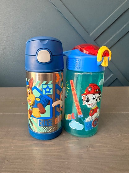 Paw Patrol Water Bottles. Retails $20 each.