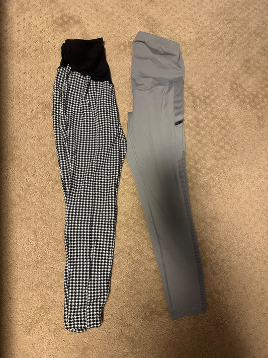 Maternity leggings - size S. Retails $25 each., Maternity S (4-6)