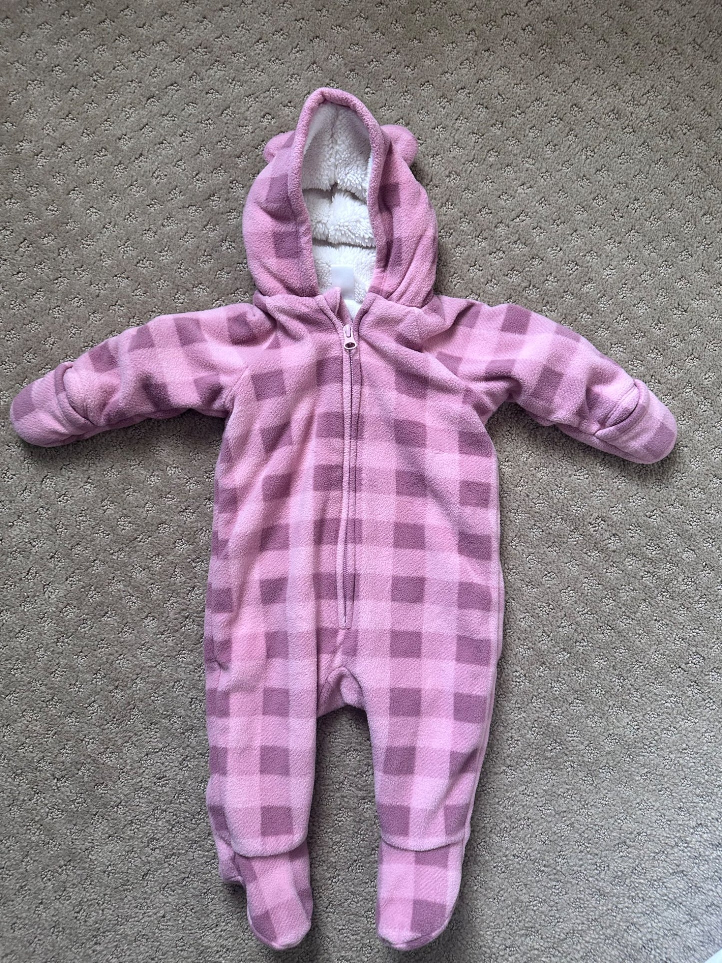 Old Navy Fleece Bunting Suit - 3-6 months , Kids 6 Month (3-6M)