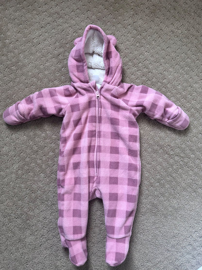 Old Navy Fleece Bunting Suit - 3-6 months , Kids 6 Month (3-6M)