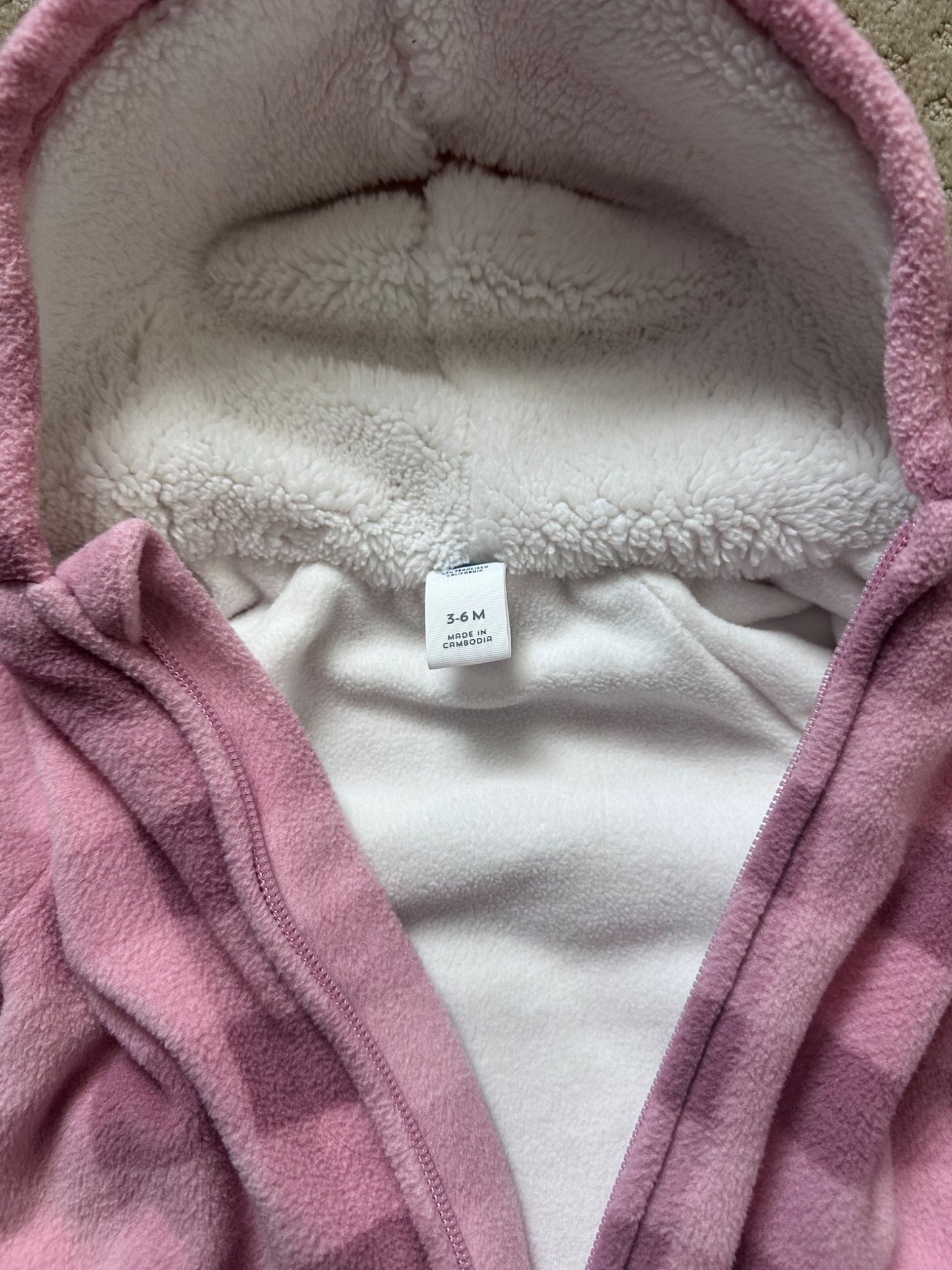 Old Navy Fleece Bunting Suit - 3-6 months , Kids 6 Month (3-6M)