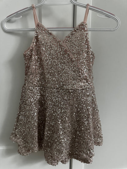 Girl sparkly jumpsuit size 7, Kids 7