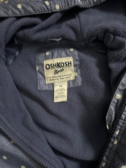Oshkosh spring rain jacket size 6, Kids 6/6X