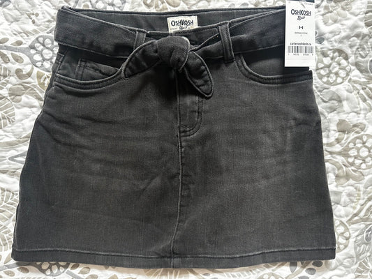 Oshkosh black denim skirt size 7, Kids 7