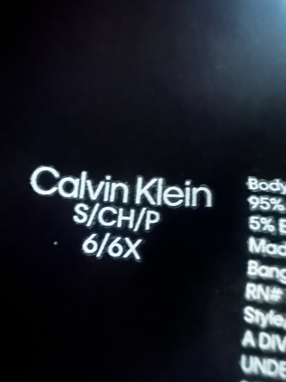 Calvin Klein girl bra size 6-6x brand new, Kids 6/6X