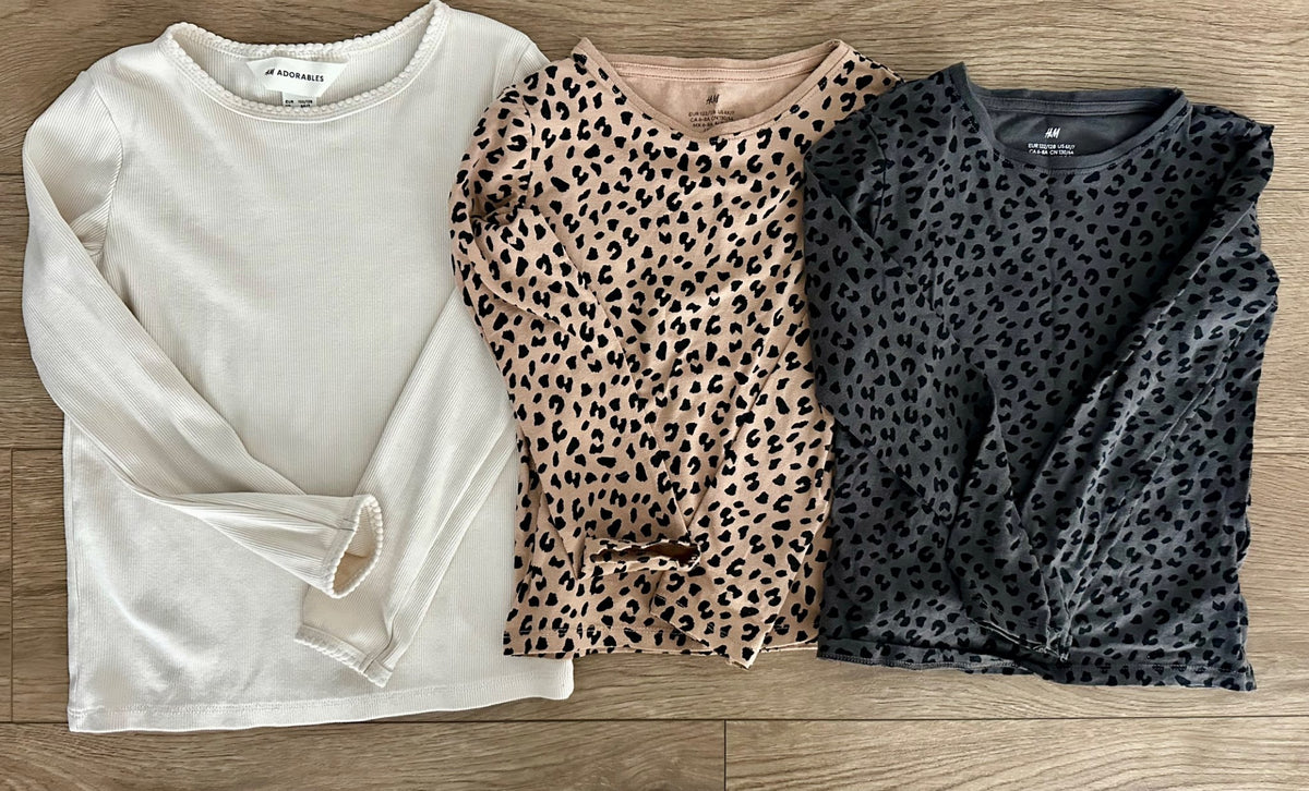 H&M girl tops size 6/7, Kids 6/6X