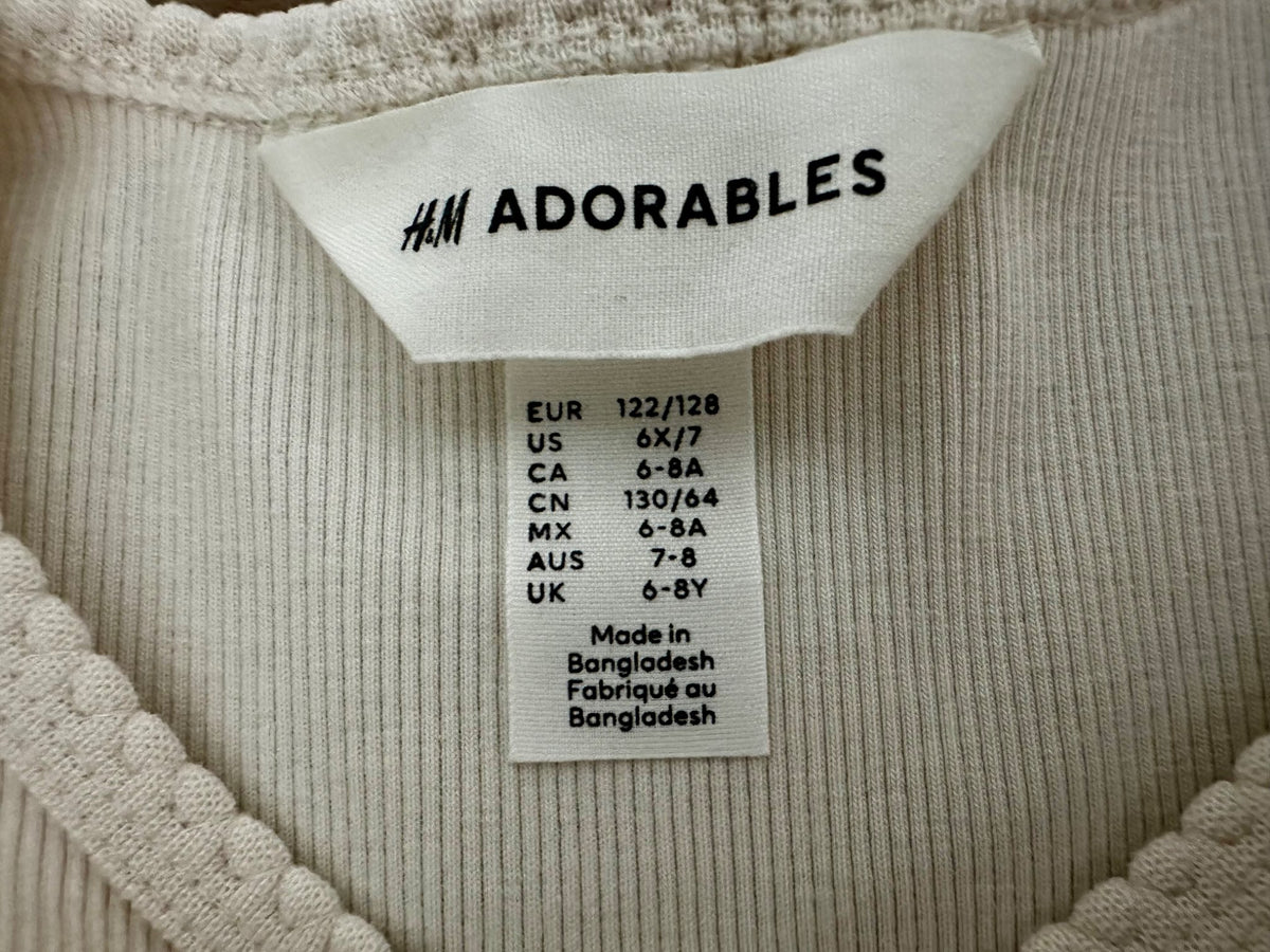 H&M girl tops size 6/7, Kids 6/6X