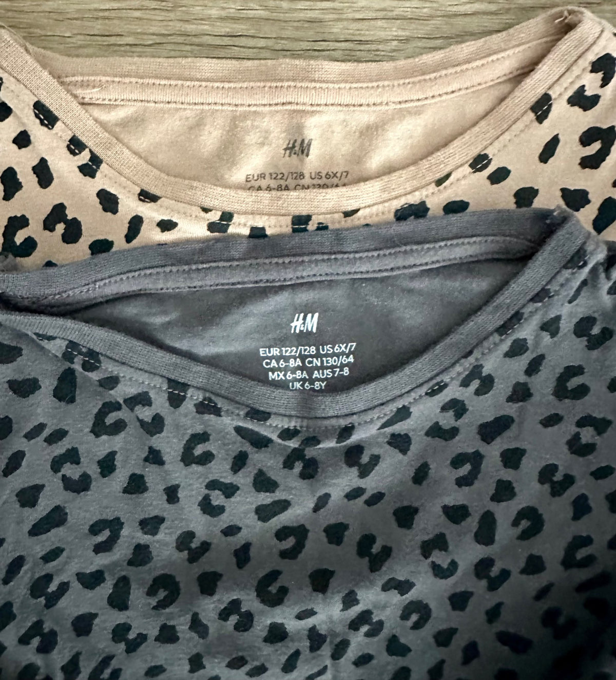 H&M girl tops size 6/7, Kids 6/6X