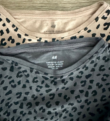 H&M girl tops size 6/7, Kids 6/6X