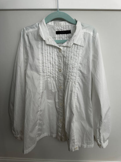 Calvin Klein white shirt size 6, Kids 6/6X