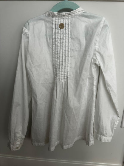 Calvin Klein white shirt size 6, Kids 6/6X