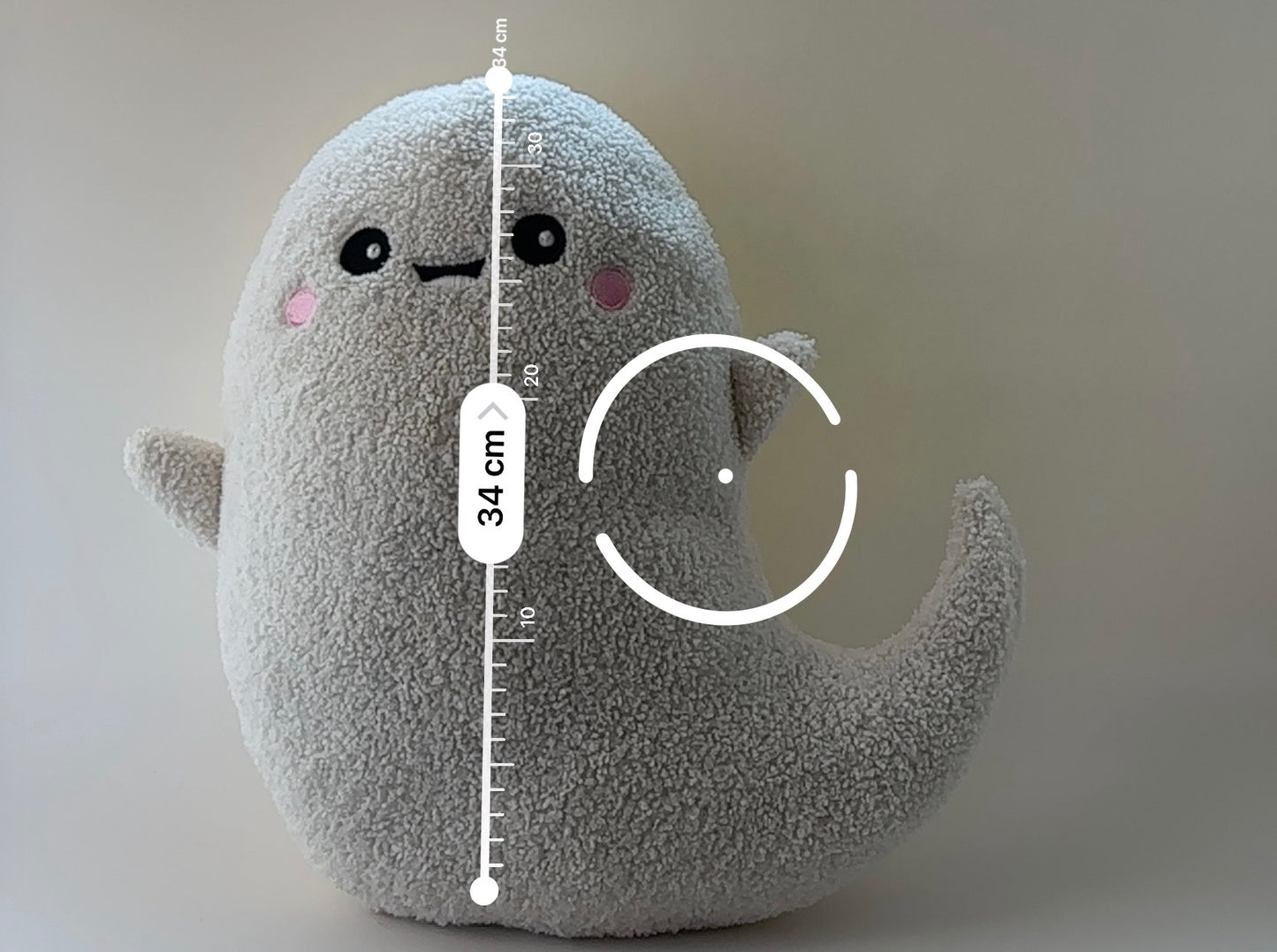 Halloween ghost microwavable snuggle toy