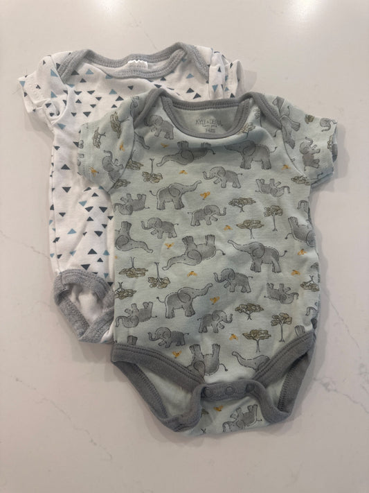 3–6 month onesies cotton, Kids 6 Month (3-6M)