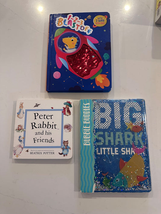 Baby books sensory