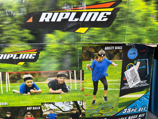 Rip line obstacle course set
