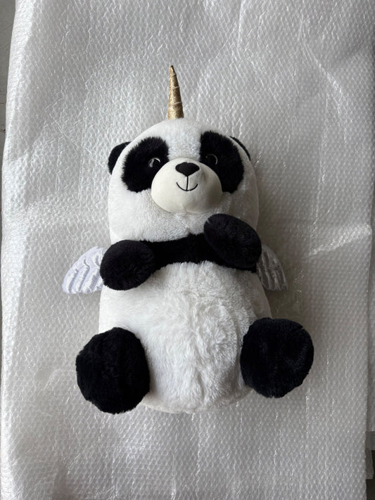 Oversized Panda-corn stuffed toy