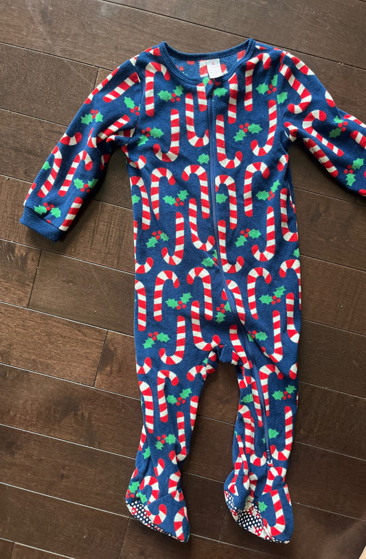 Christmas fleece onesie pyjama, Kids 18 Month (12-18M)