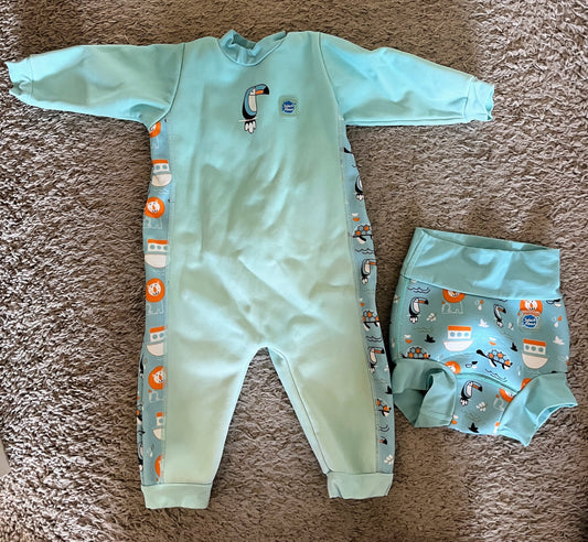 Splash about warm wetsuit and nappy diaper, Kids 24 Month (18-24M)