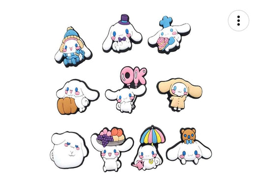 Croc Charms, 10 pcs, Cinnamoroll, Brand New