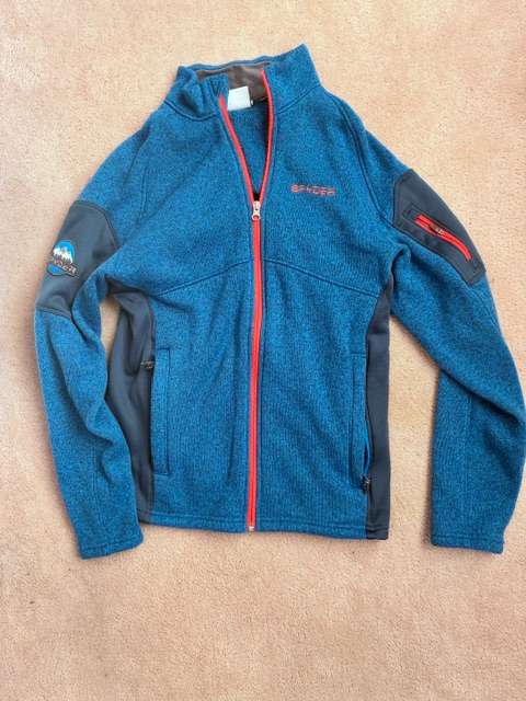 Spyder Blue Fall or Spring Fleece/Coat, Kids 14