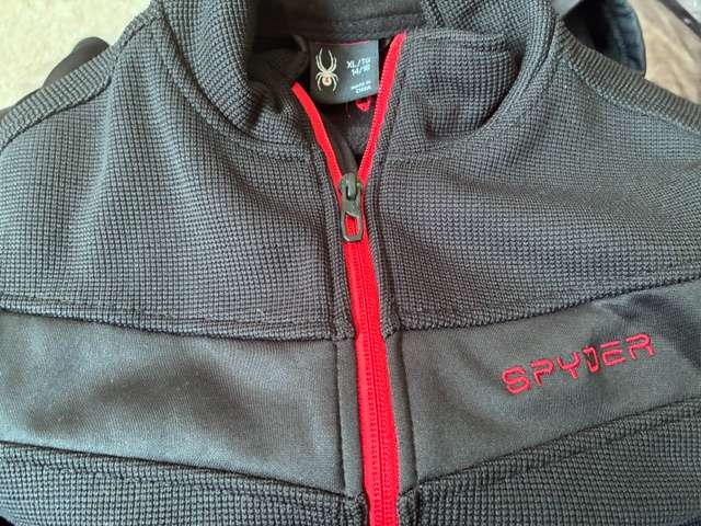 Spyder Black Fall/Spring Fleece/Coat, Boys 14-16, Kids 14