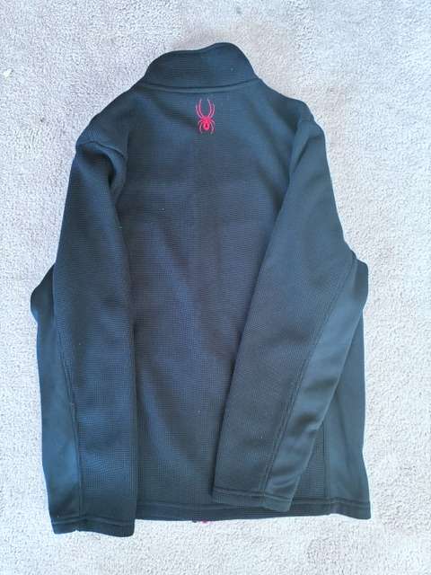 Spyder Black Fall/Spring Fleece/Coat, Boys 14-16, Kids 14