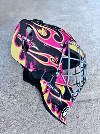 Flames Goalie Mask