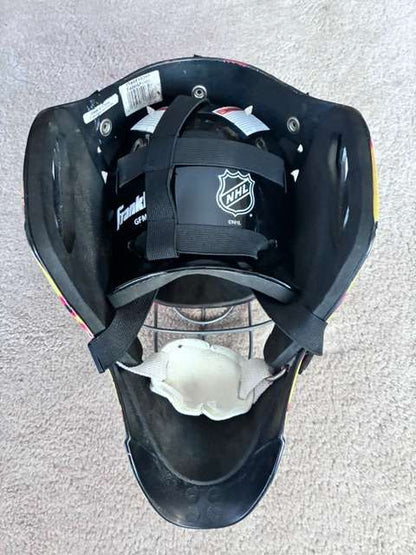 Flames Goalie Mask