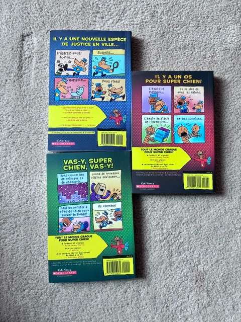 Super Chien (Dog Man) French Graphic Novel Bundle