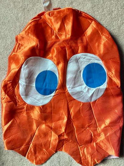 PAC-MAN Orange Ghost Costume, Kids 7