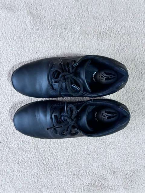 Hush Puppies Black Shoes; 5 Wide, Shoes 5 (Big Kids:8–12yr)
