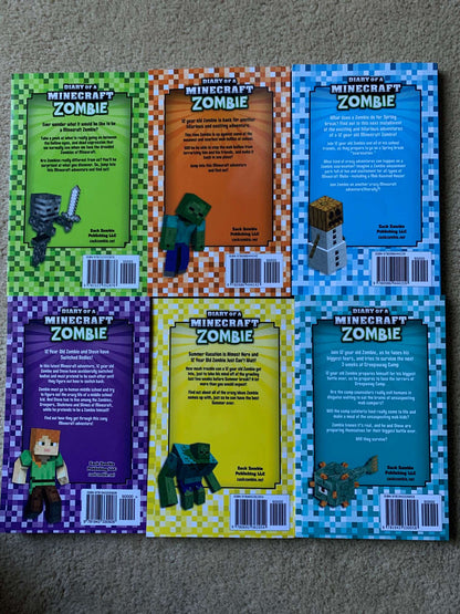 Minecraft Book Set, Paperback, Books 1-6