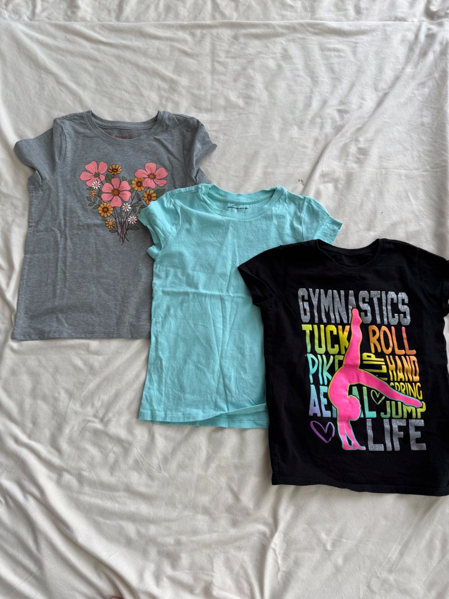 Girls t-shirts - size 6, Kids 6/6X
