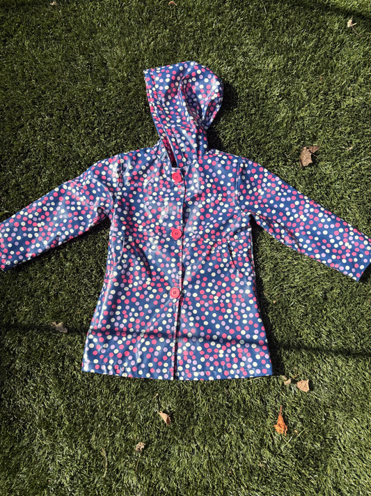 Girls lined rain jacket (EUC)  (size 4 but fit from 4-6 yrs) (Retails $60), Kids 4/4T