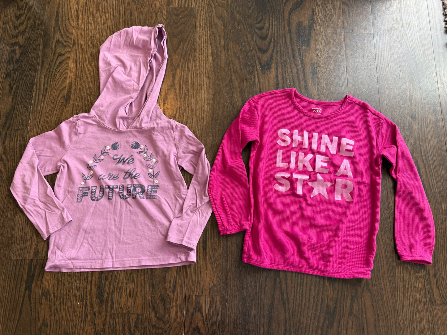 Girls long sleeve shirts (2) , Kids 7