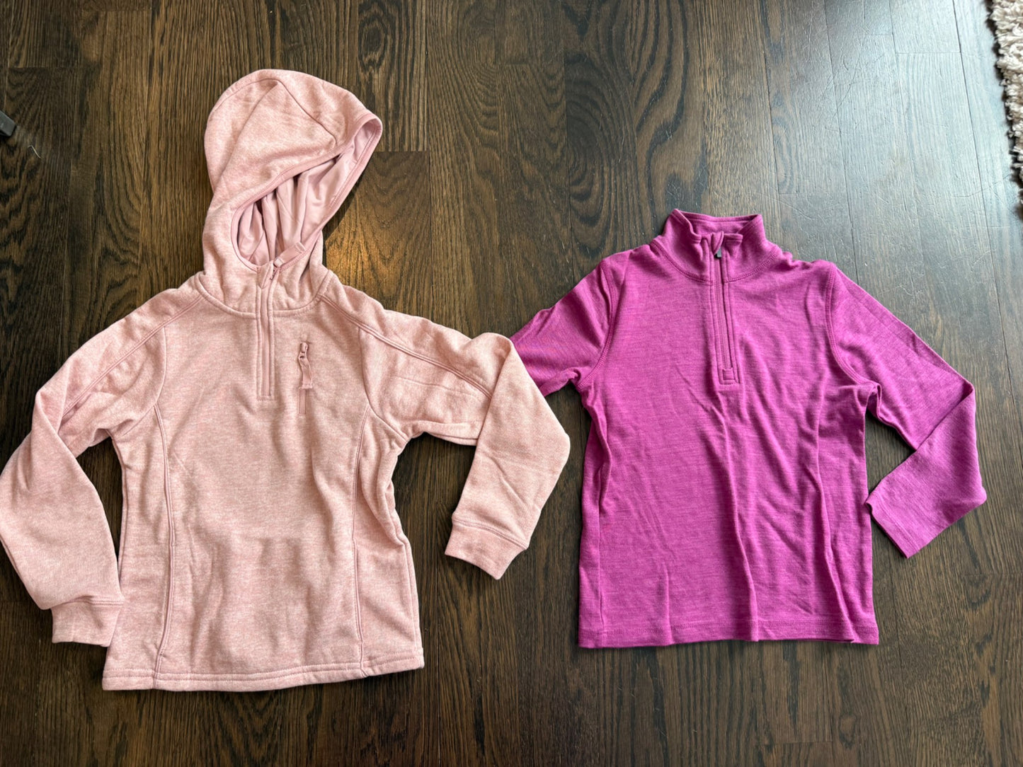 Girls cold weather/ ski  gear - two insulated long sleeves - size 6 (set 1 of 2), Kids 6/6X