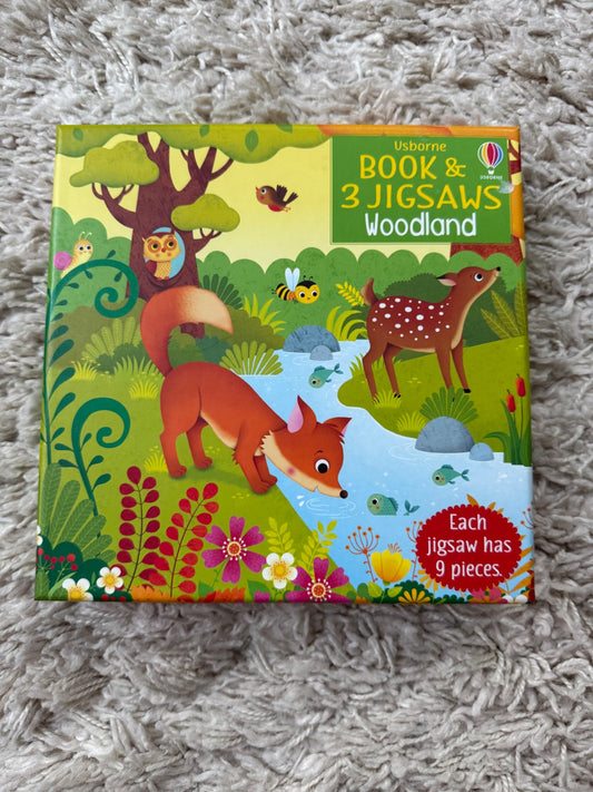 3  Puzzles - Woodland Theme (age 3+)