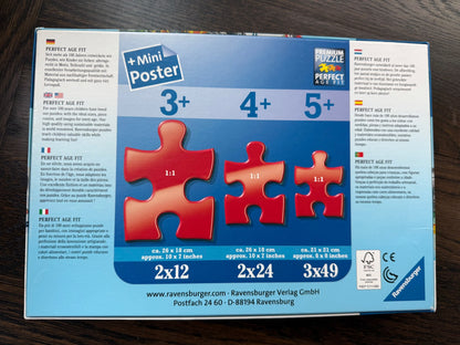 Ravensburger Puzzles (2 in box) - Construction Equipment (EUC)