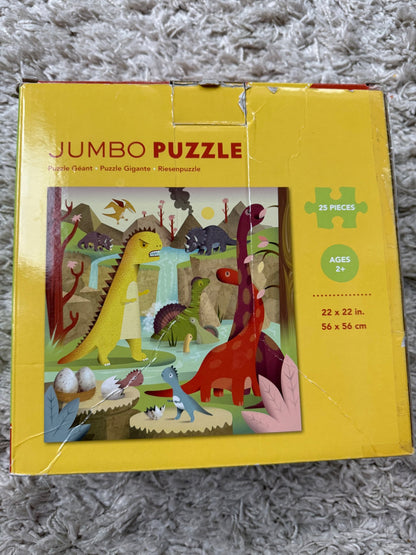 Puzzle - Jumbo Dinosaur Puzzle (size 22x22”) (age 2+)