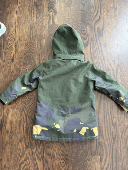 Boys winter camo winter jacket - size 4, Kids 4/4T