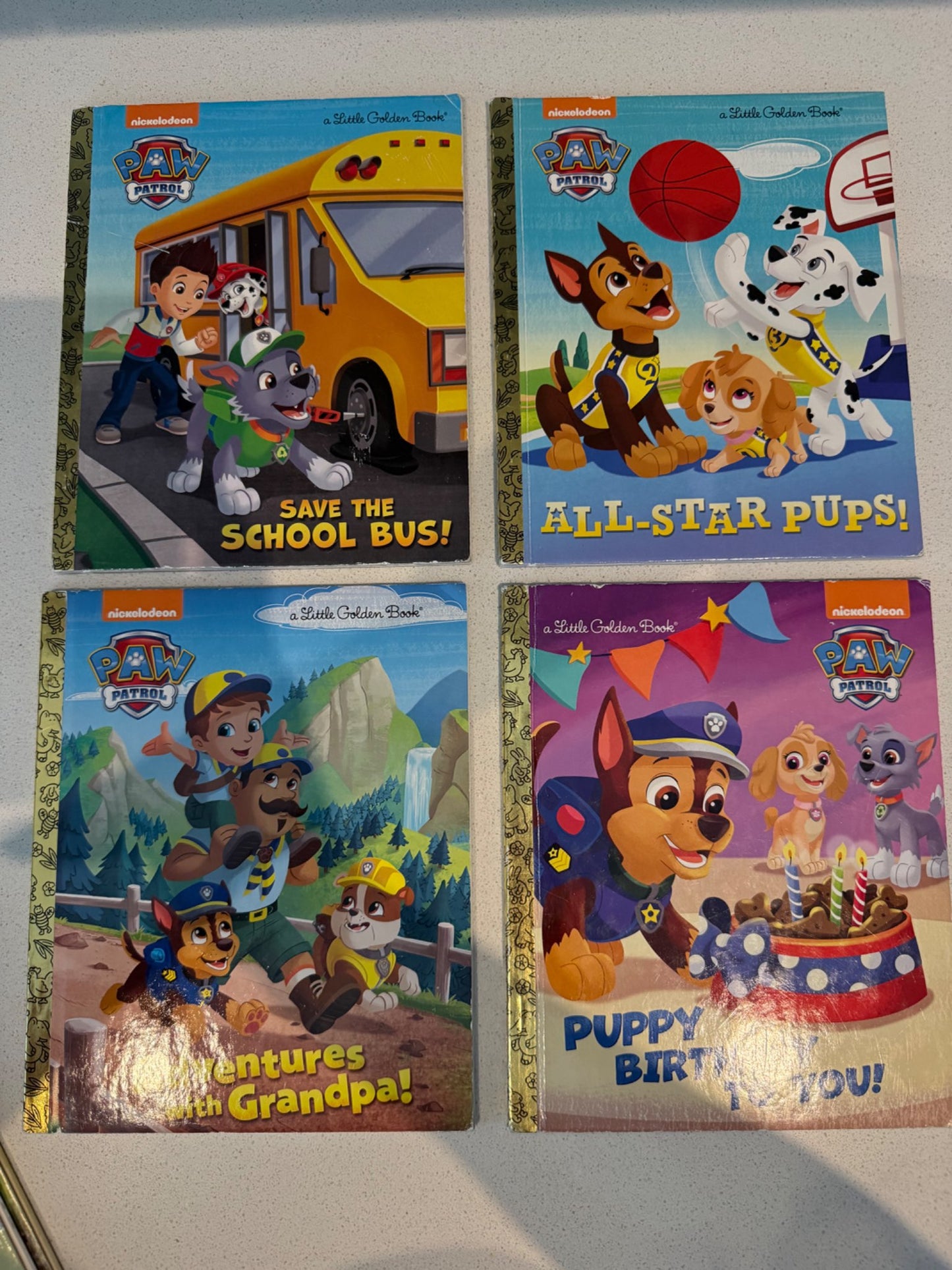 4 Paw Patrol Books