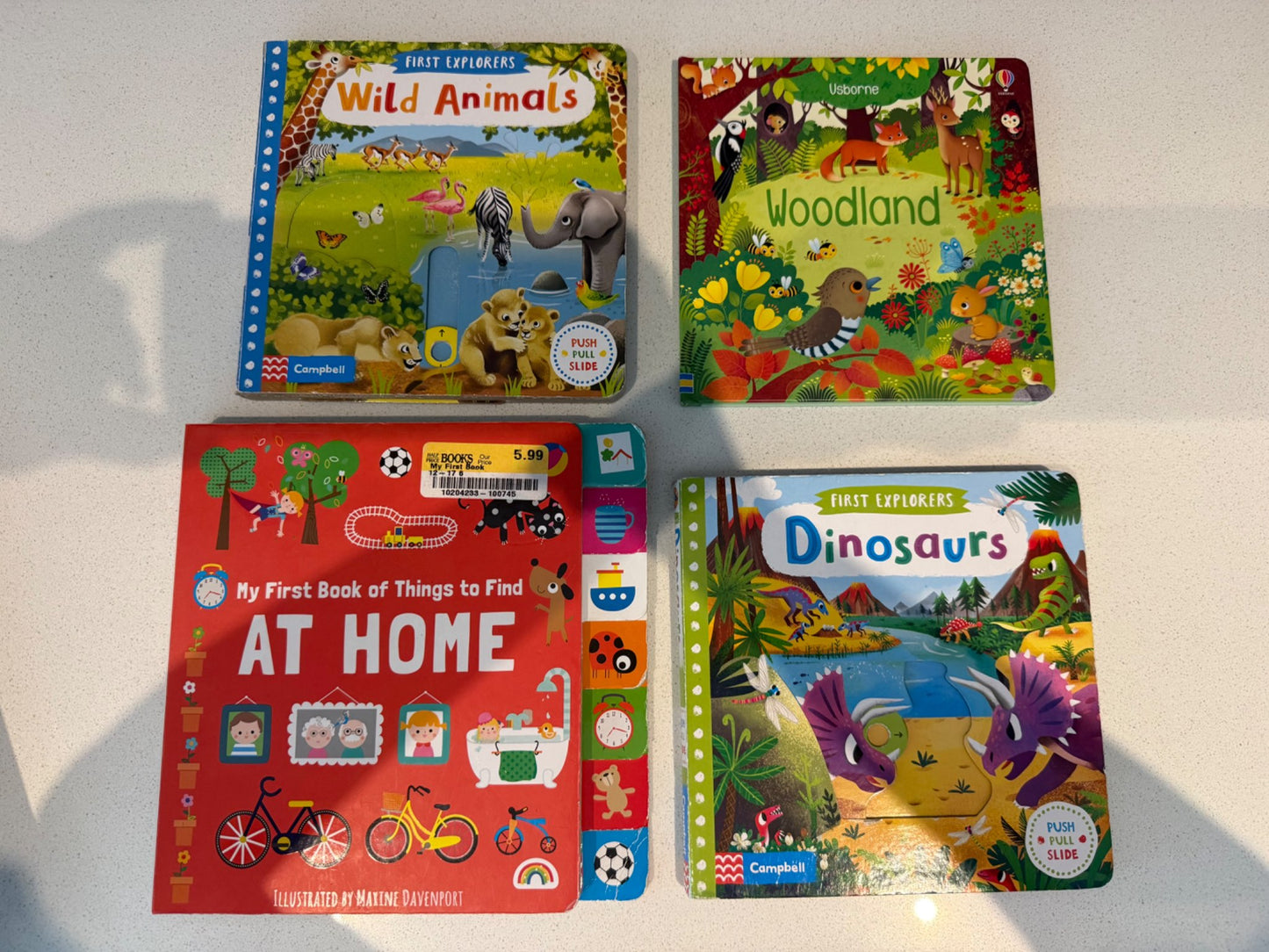 Lot of 4 board books