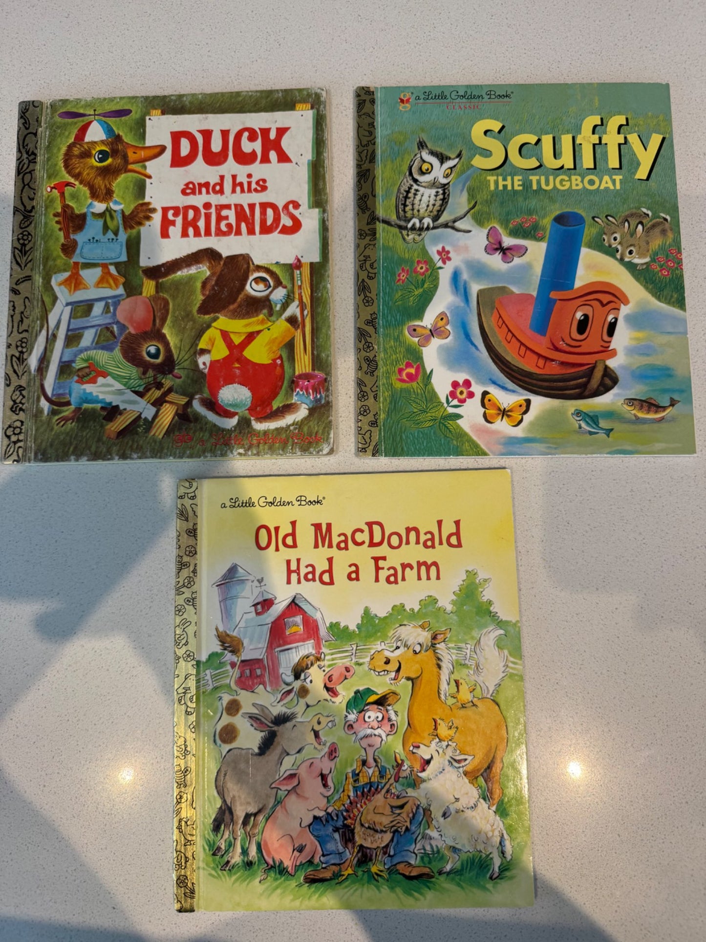 Lot of 3 Little Golden Books