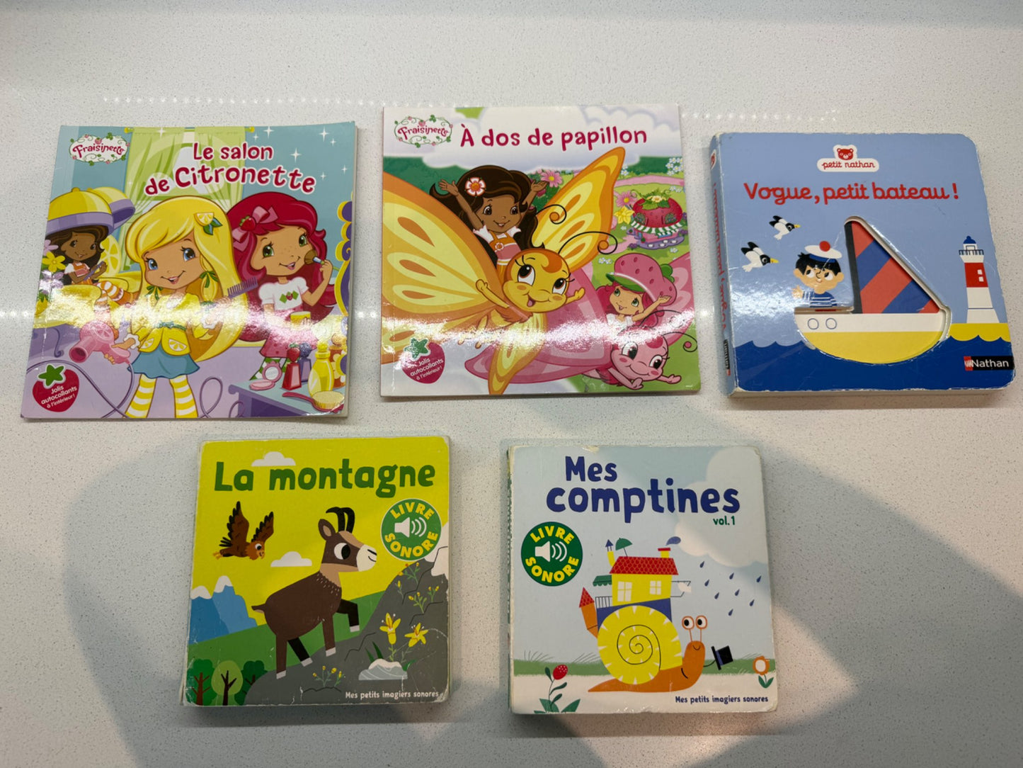 5 French books