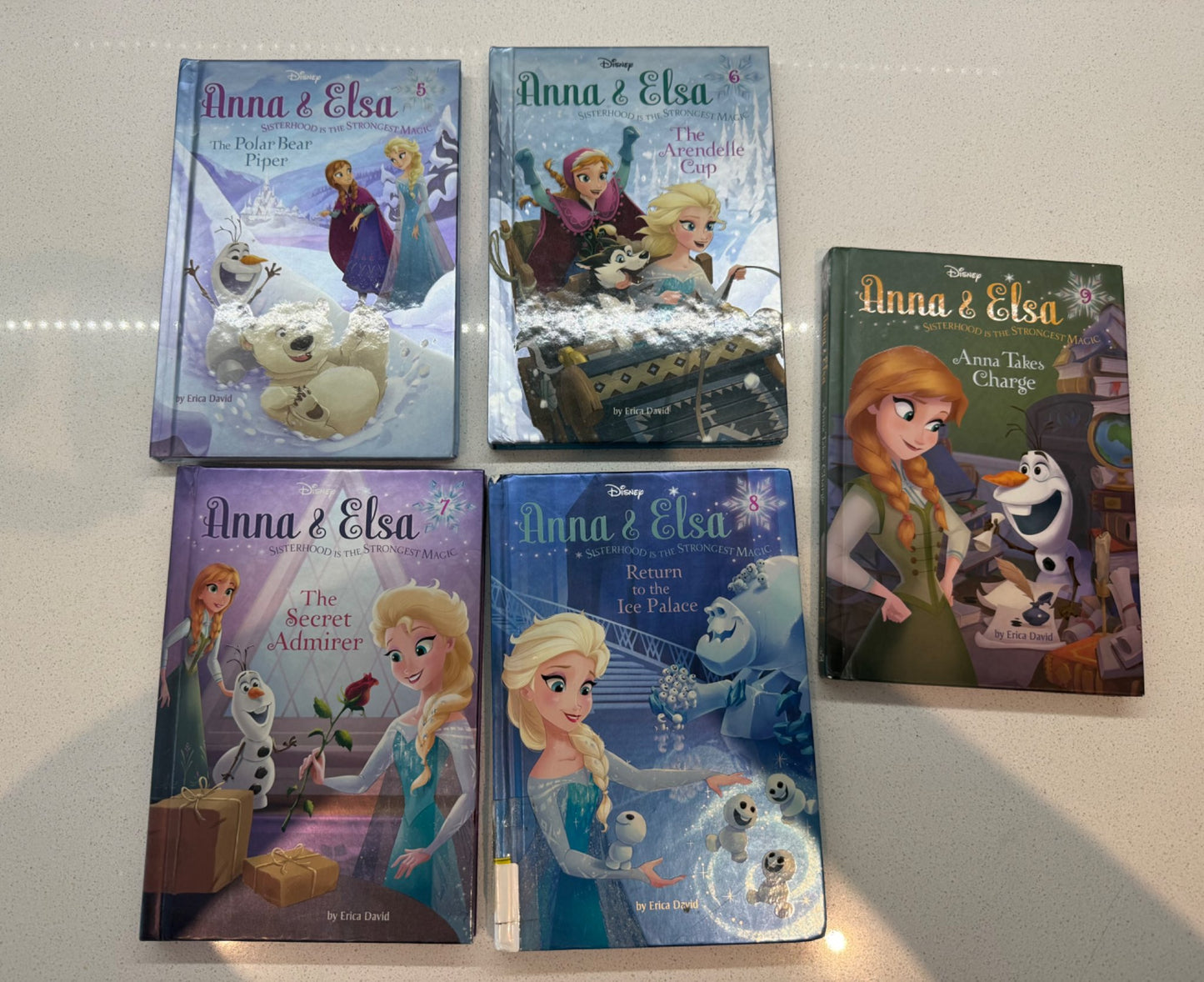 Anna and Elsa Frozen Chapter books  - Numbers 5-9 (age 6-9) (5 books)